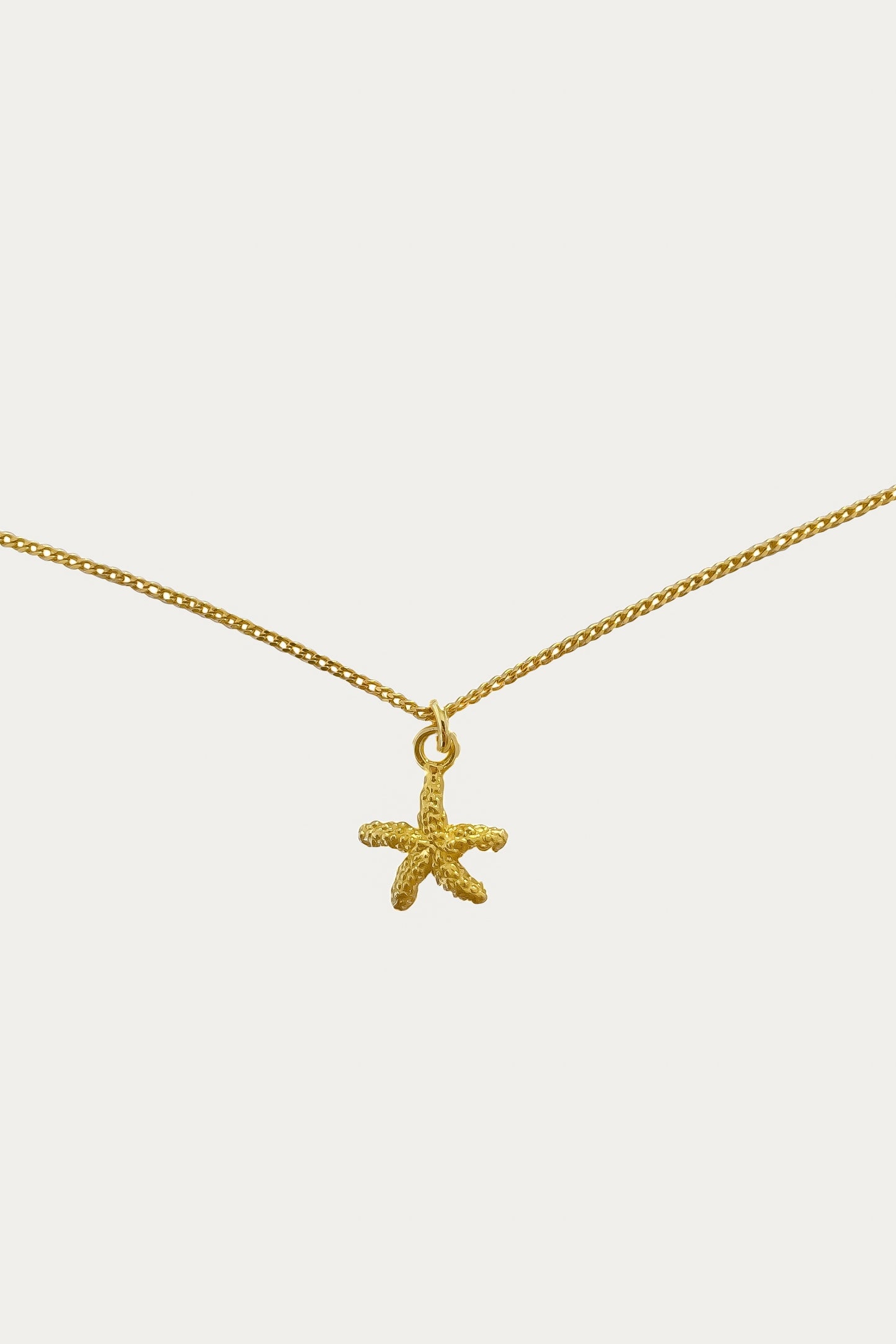 Starfish Necklace Gold