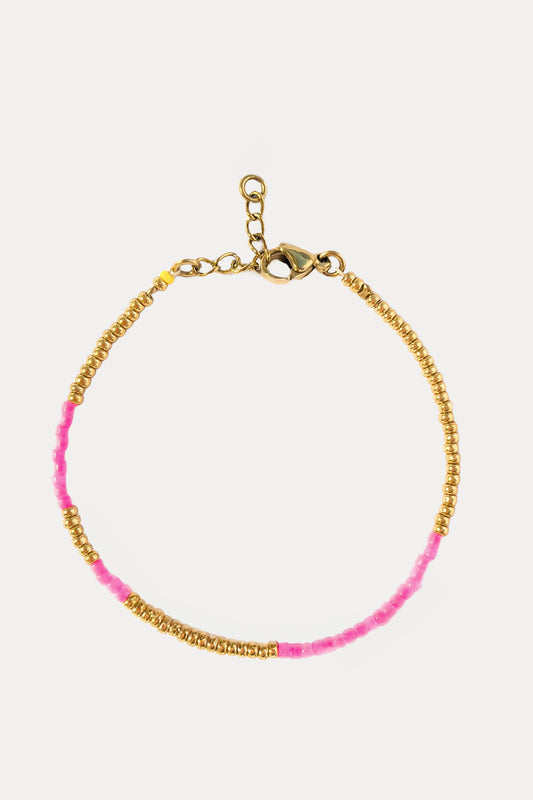 Scandi Summer Bracelet Pink