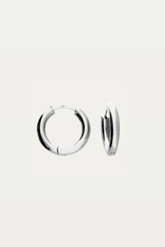 Basic Silver Hoops Small